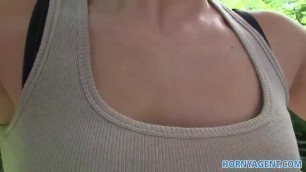 HornyAgent Sexy fitness instructor fucking for money