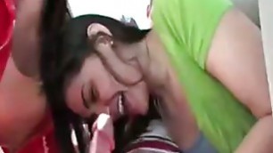 College sluts sucking cock in the car